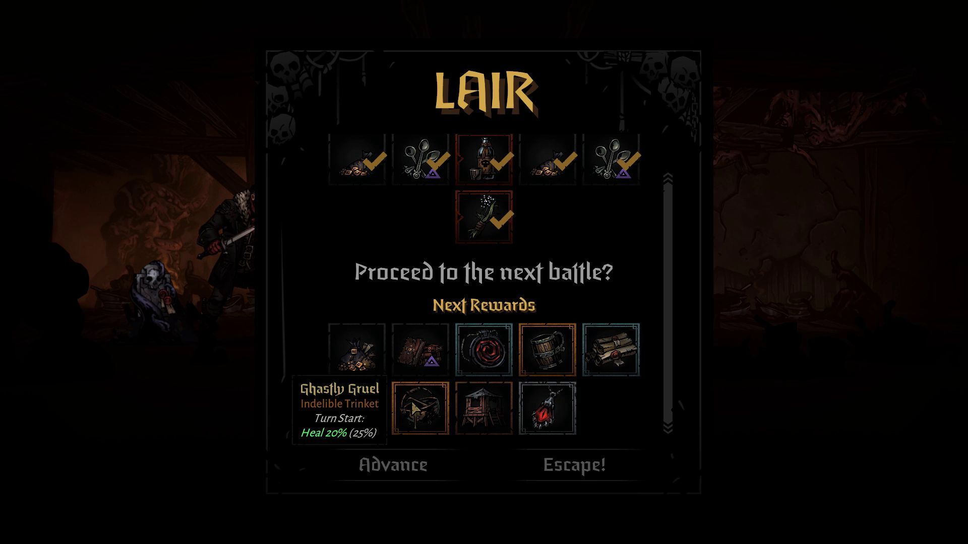 Lair Rewards in Darkest Dungeon 2 Early Access