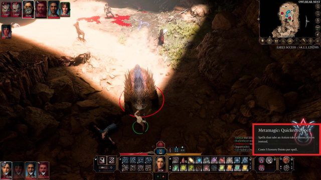 Metamagic Quickened Spell in Combat Baldur&rsquo;s Gate 3 Builds Sorcerer Class Guide