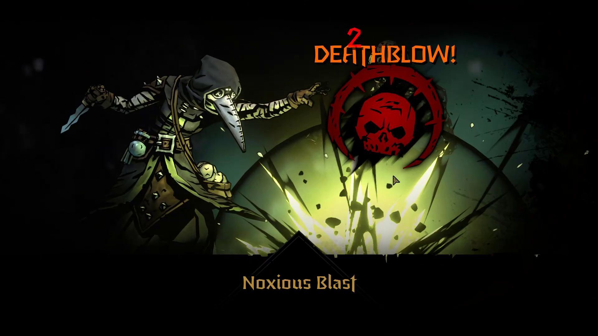 Noxious Blast Plague Doctor Skill Animation in Combat of Darkest Dungeon 2 Early Access