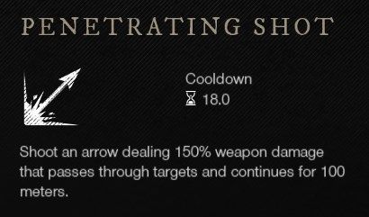 Penetrating Shot Bow Ability New World Weapon Guide Best Weapon Skills And Abilities For Your Builds