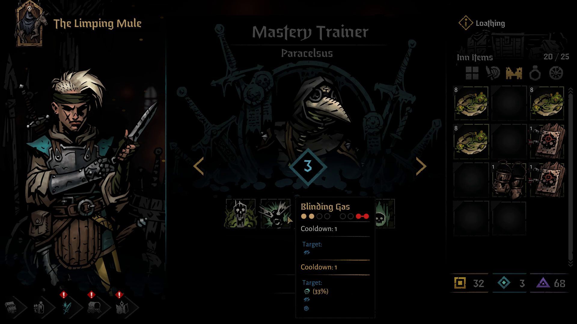 Plague Doctor Skill in the Inn of Darkest Dungeon 2 Early Access