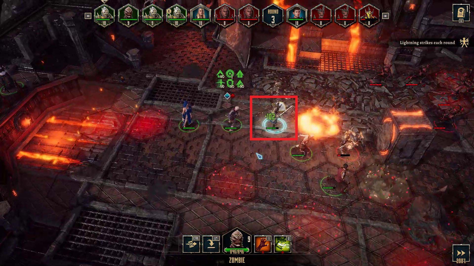 Restoring HP Back in Combat in Disciples Liberation