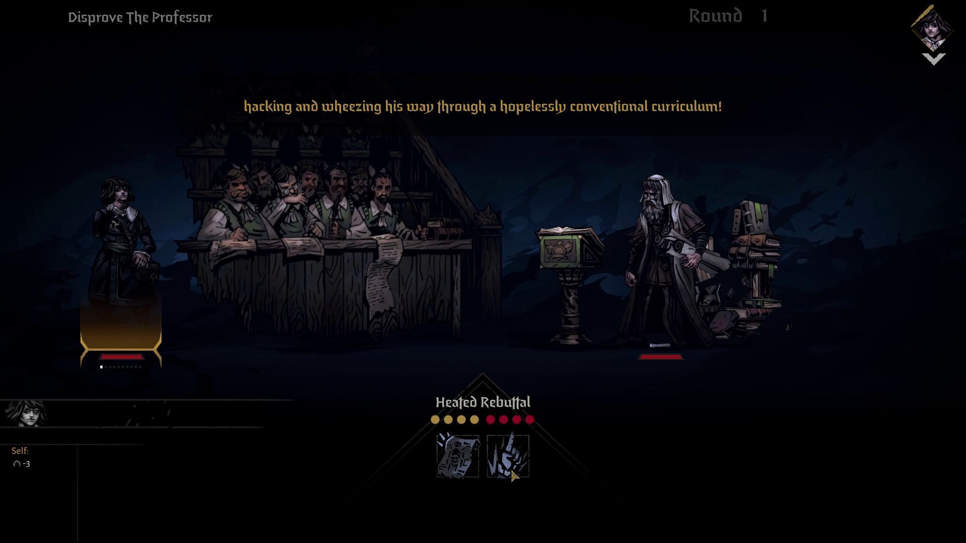 Shrine of Reflection Disproving the Professor in Darkest Dungeon 2 Early Access