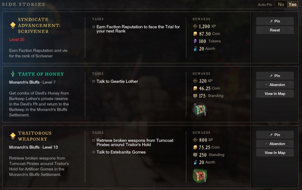 Side Story Quests How to Level Up Your Character and Weapons FAST