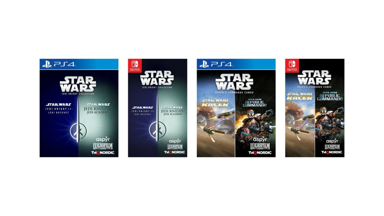 Star Wars Jedi Knight Collection and Star Wars Racer and Commando Combo launch October 26 for PS4 and November 16th for Switch