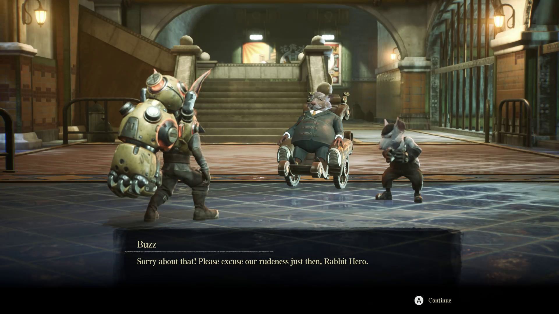 Talking to the Rat Gang Boss in F.I.S.T. Forged In Shadow Torch