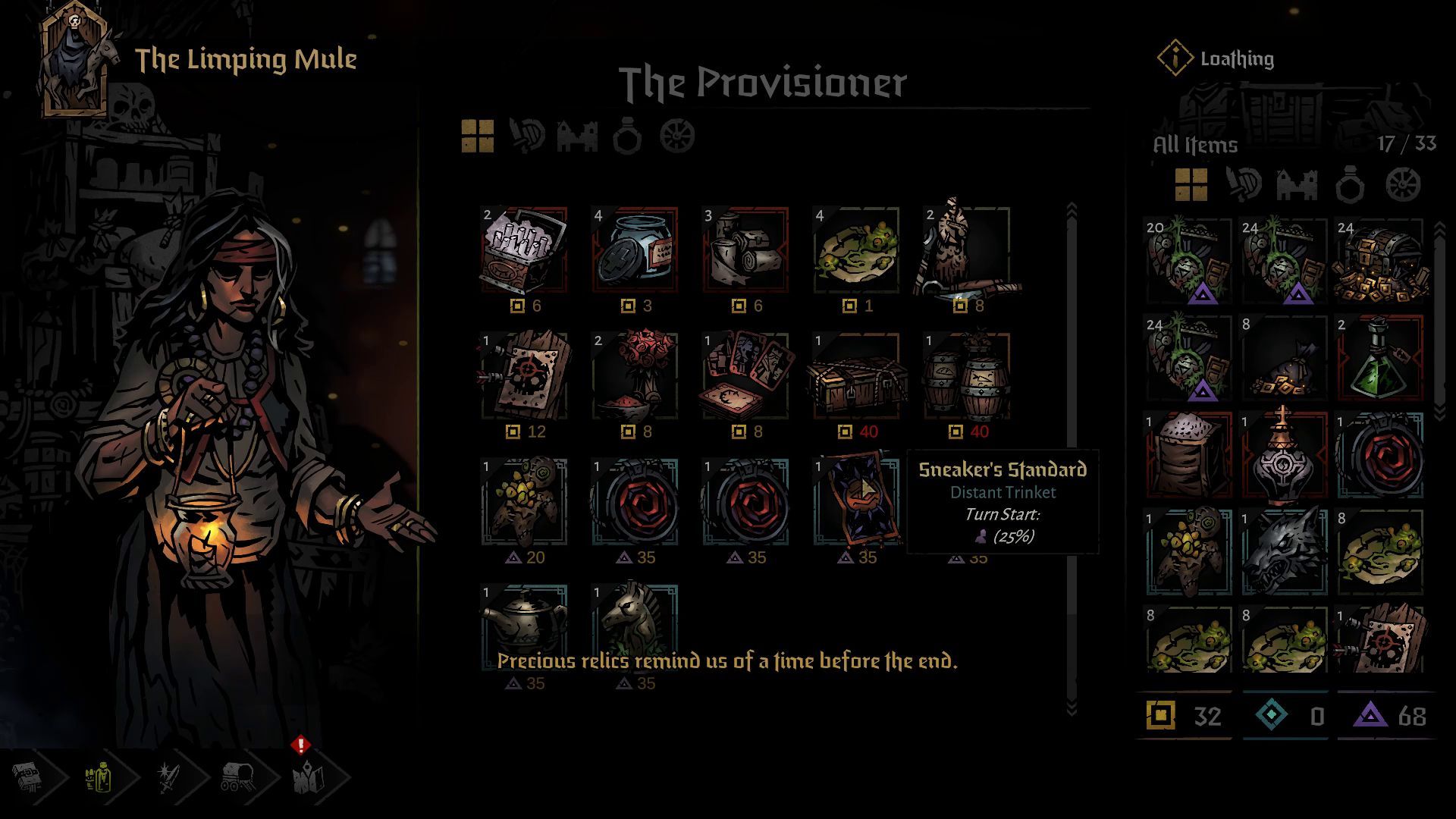 The Provisioner in the Inn of Darkest Dungeon 2 Early Access