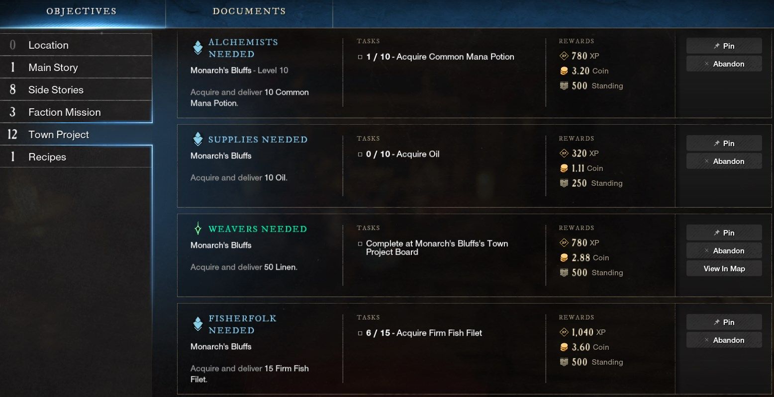 Town Projects New World Gold Guide How to Farm Gold As A Beginner