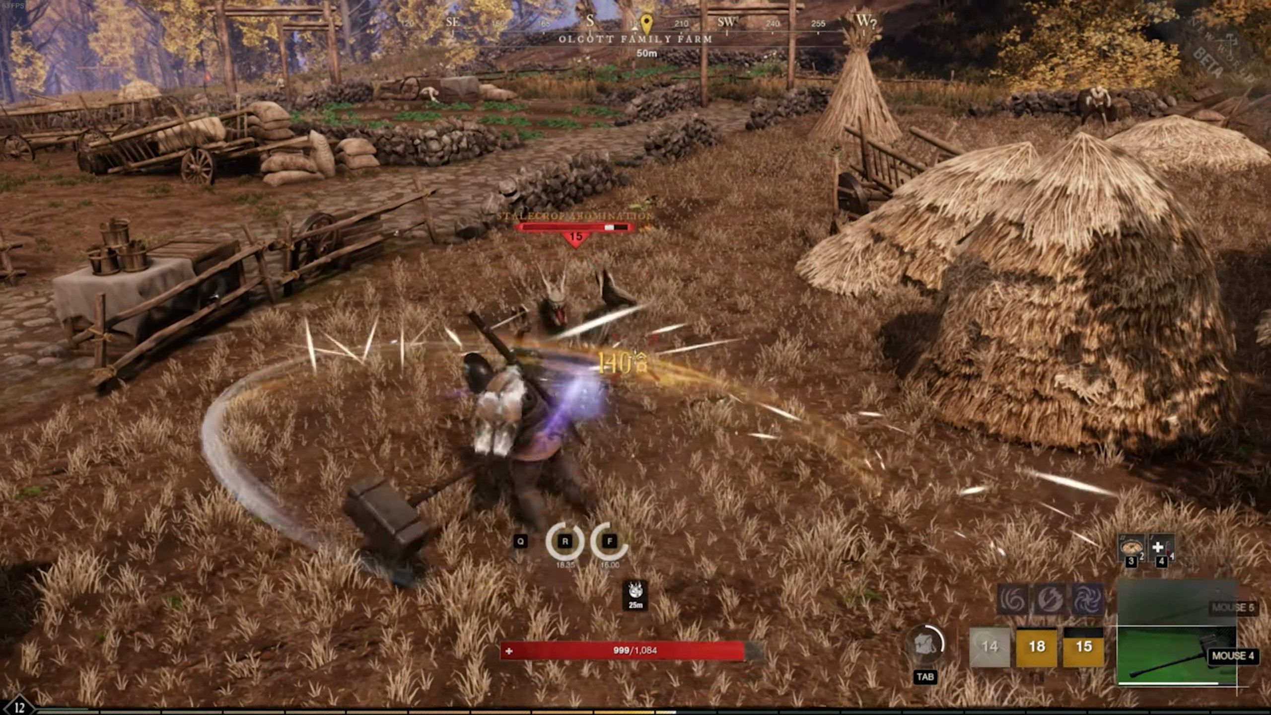 War Hammer and Great Axe in Combat New World Weapon Guide Best Weapon Skills And Abilities For Your Builds