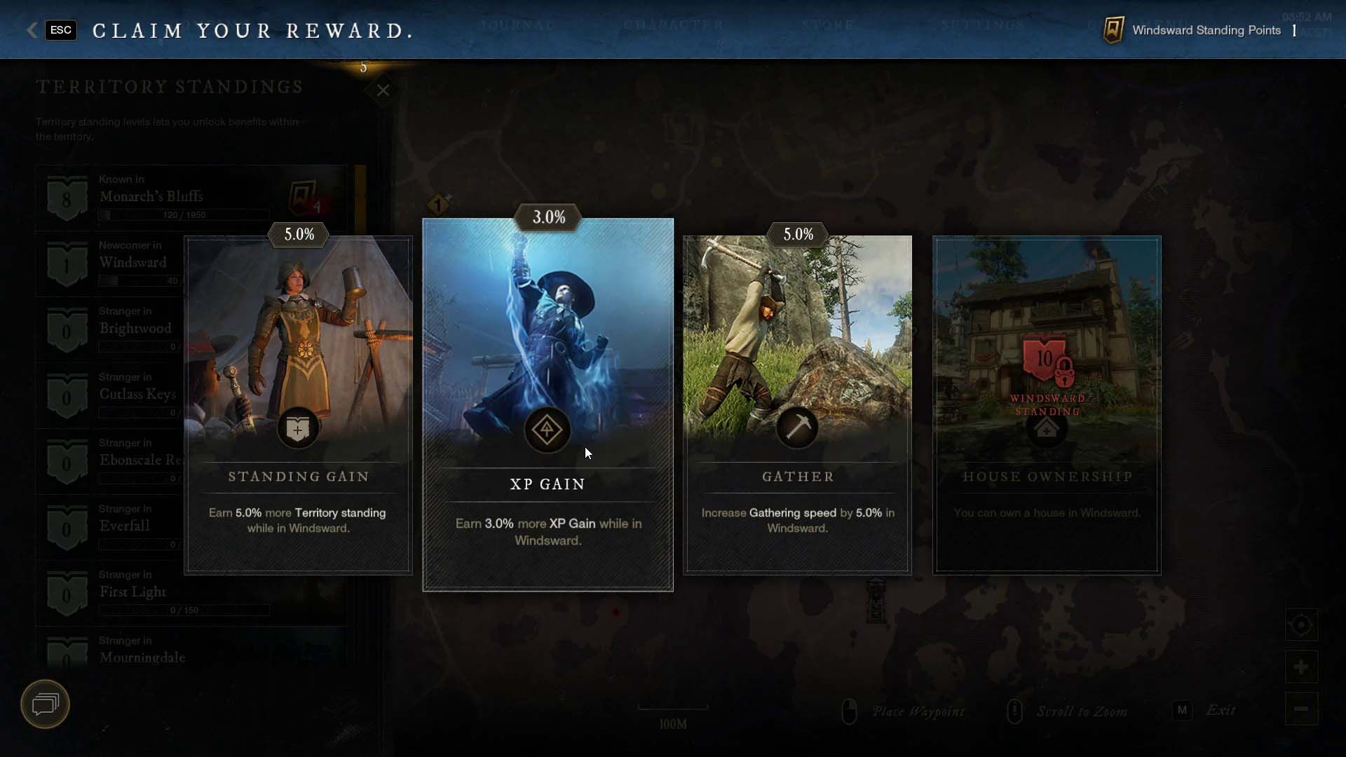 XP Gain Territory Standing Reward How to Level Up Your Character and Weapons FAST