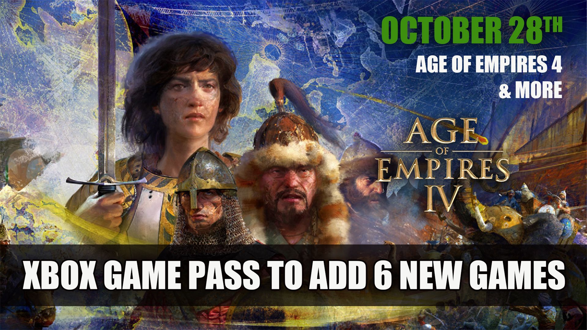 Xbox Game Pass to Add 6 New Games October 28th Age of Empires IV