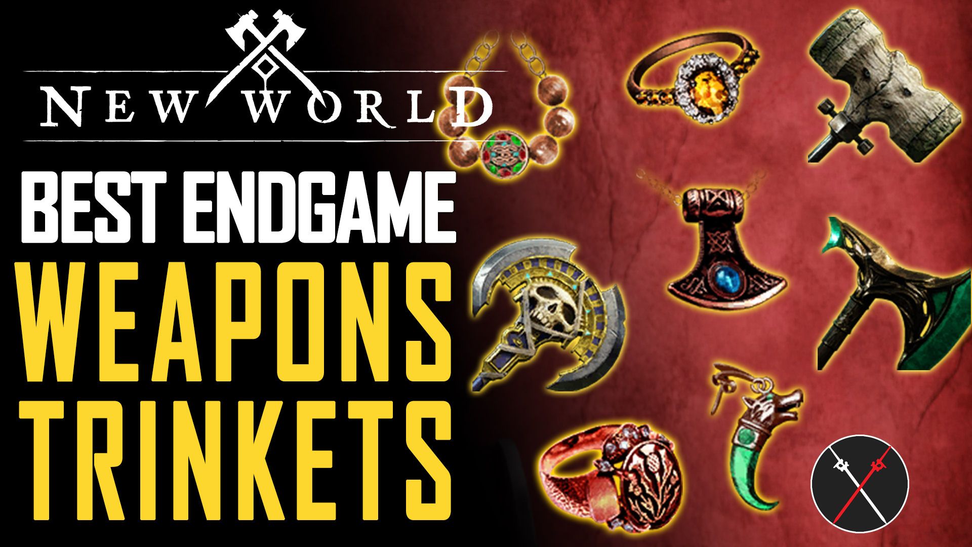 new world best endgame weapons trinkets amulets earrings ringsfarming guide maps all weapon types legendaries epic