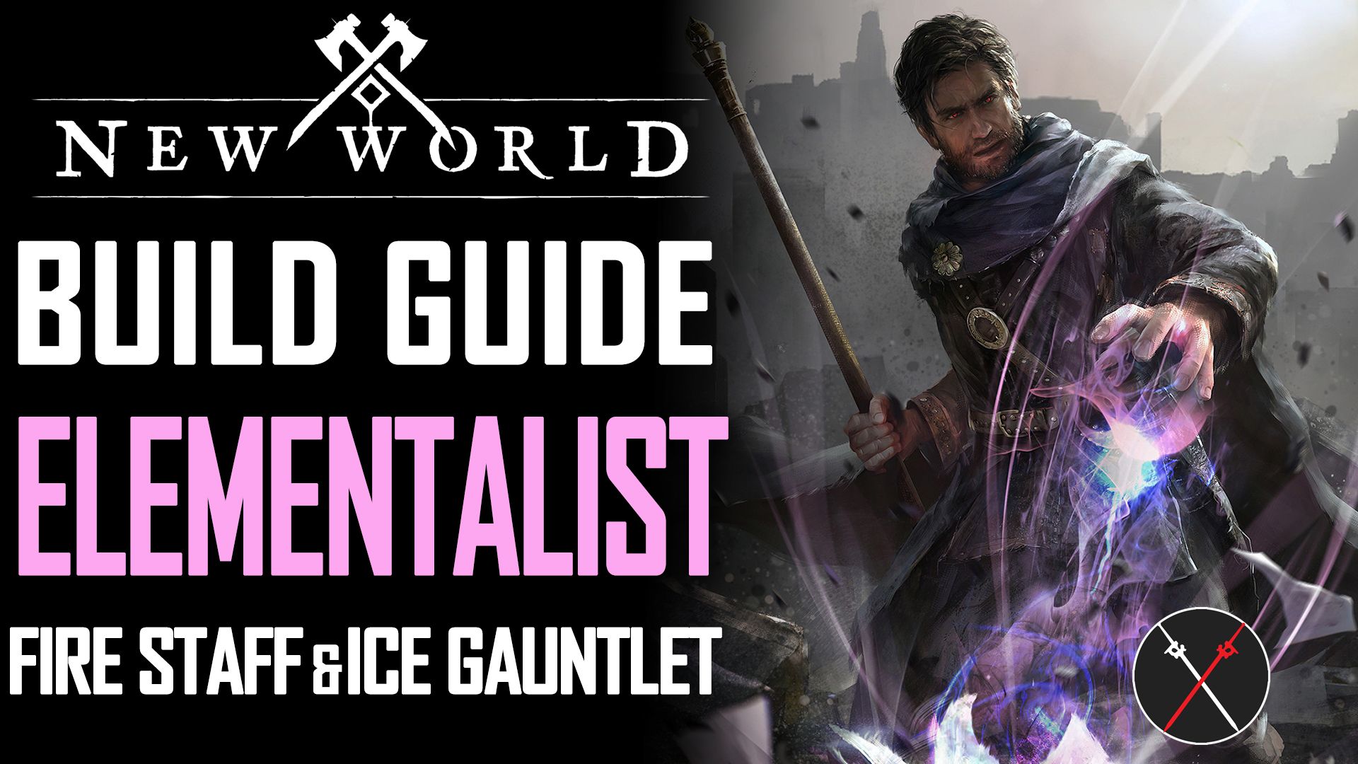 new world build guide elementalist fire staff ice gauntlet tips tricks how to mmorpg