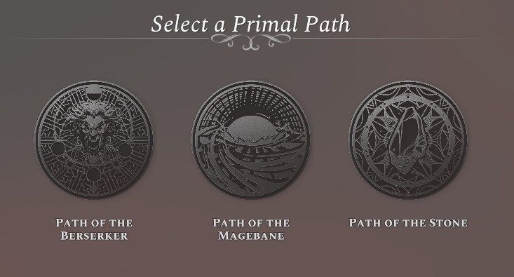 Barbarian Subclasses Solasta Primal Calling DLC Overview Impressions