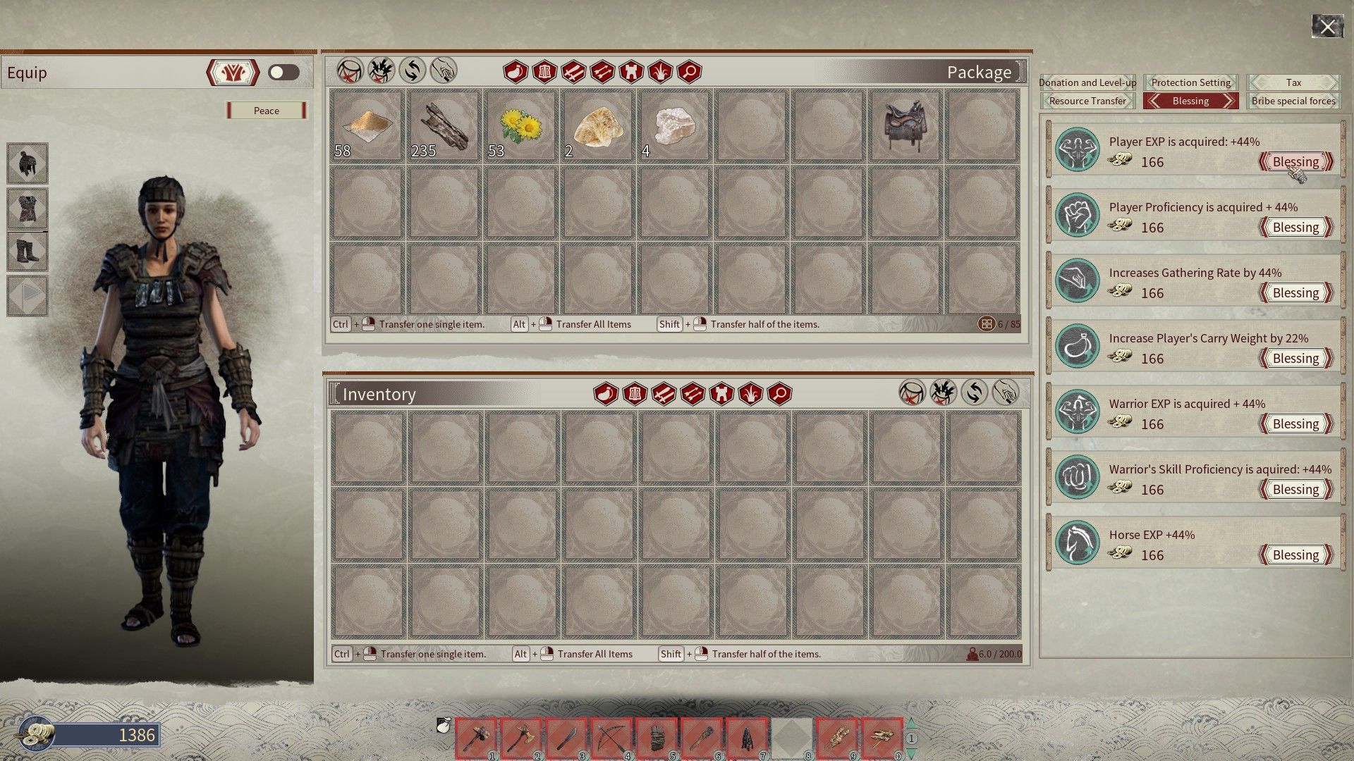 Blessings in the Boundary Marker in Myth of Empires Early Access