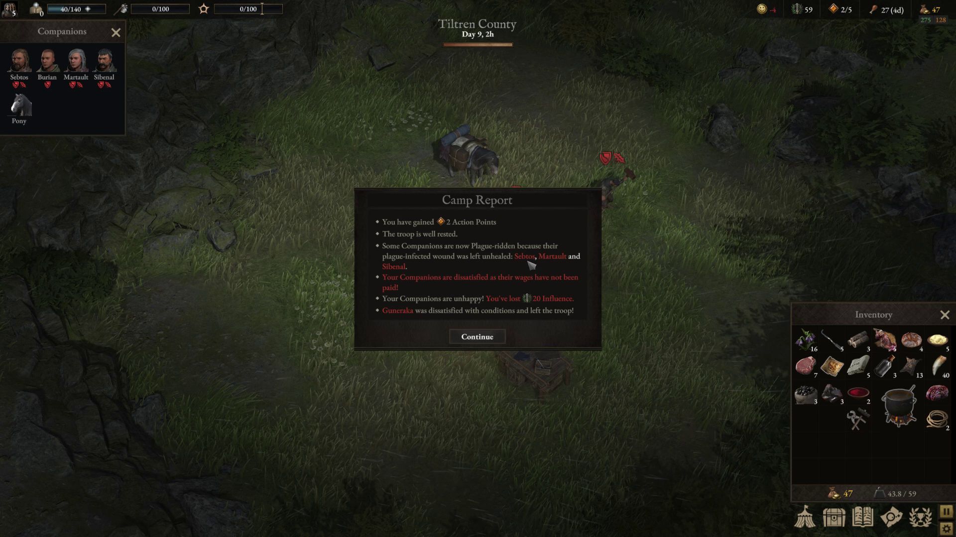 Camp Report (Wartales Early Access Gameplay Impressions)