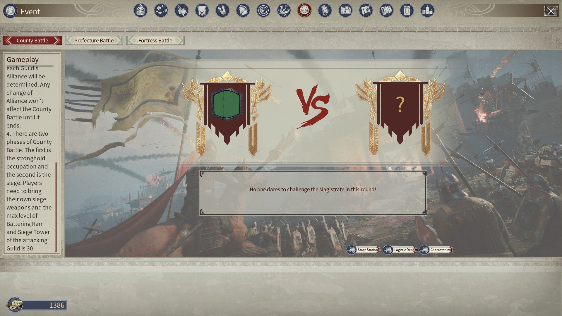 County Battle Event in Myth of Empires Early Access Gameplay Overview