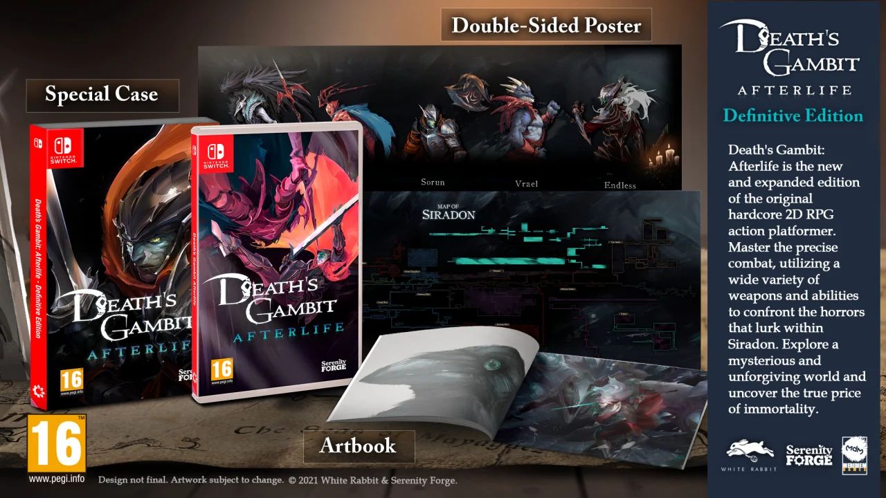 Death&rsquo;s Gambit: Afterlife Getting a Physical Edition Q1 2022