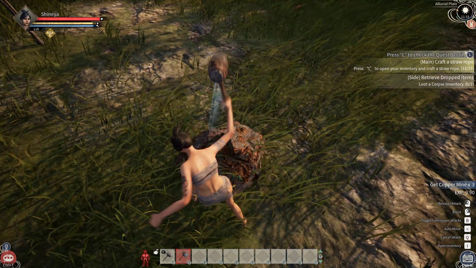 Gathering Copper Ore in Myth of Empires Early Access Gameplay Overview