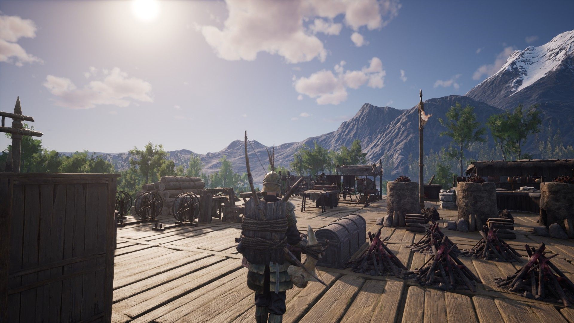 Guild Base in Myth of Empires Early Access Gameplay Overview