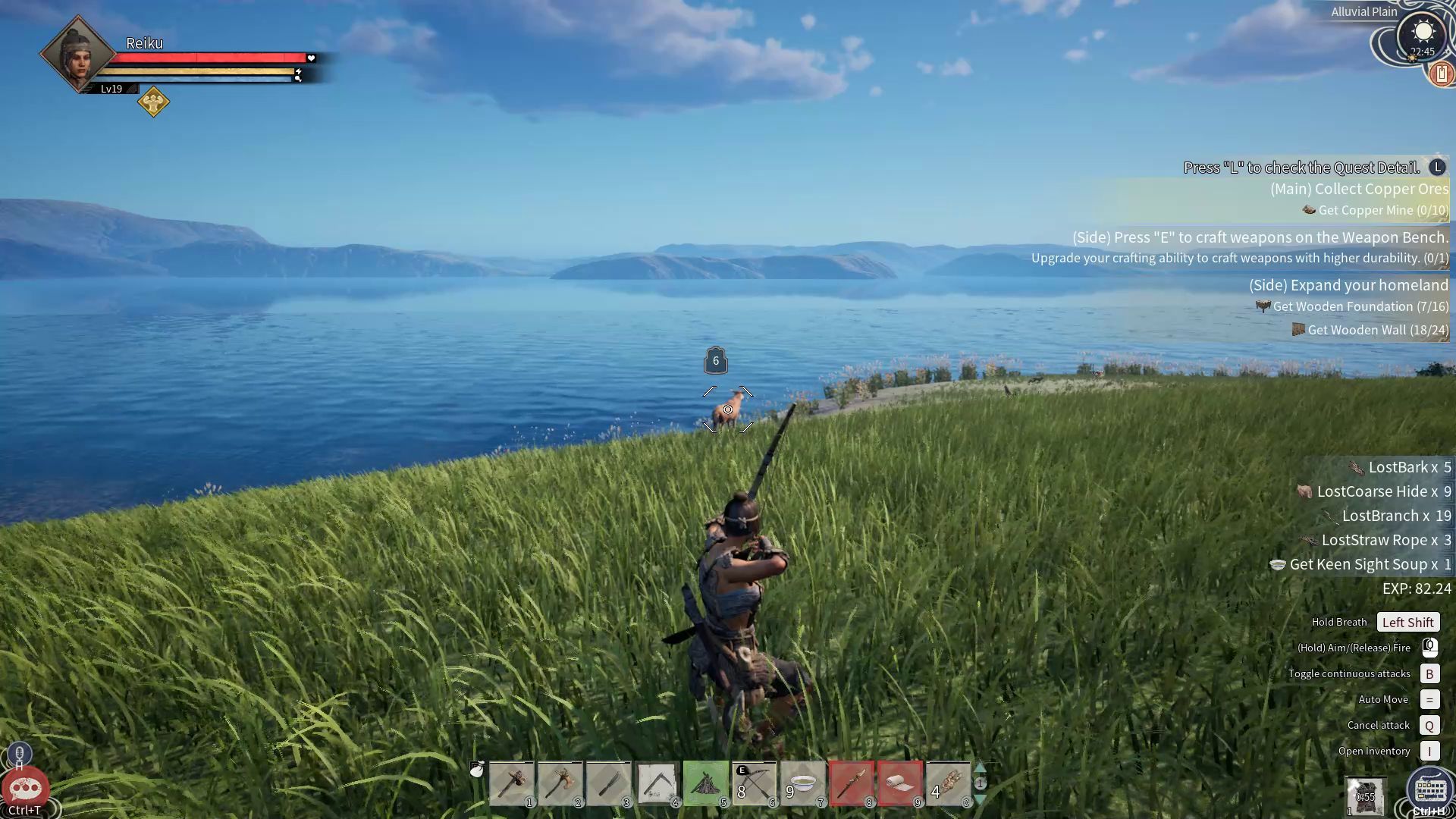 Hunting Deers Using a Bow During the Day in Myth of Empires Early Access