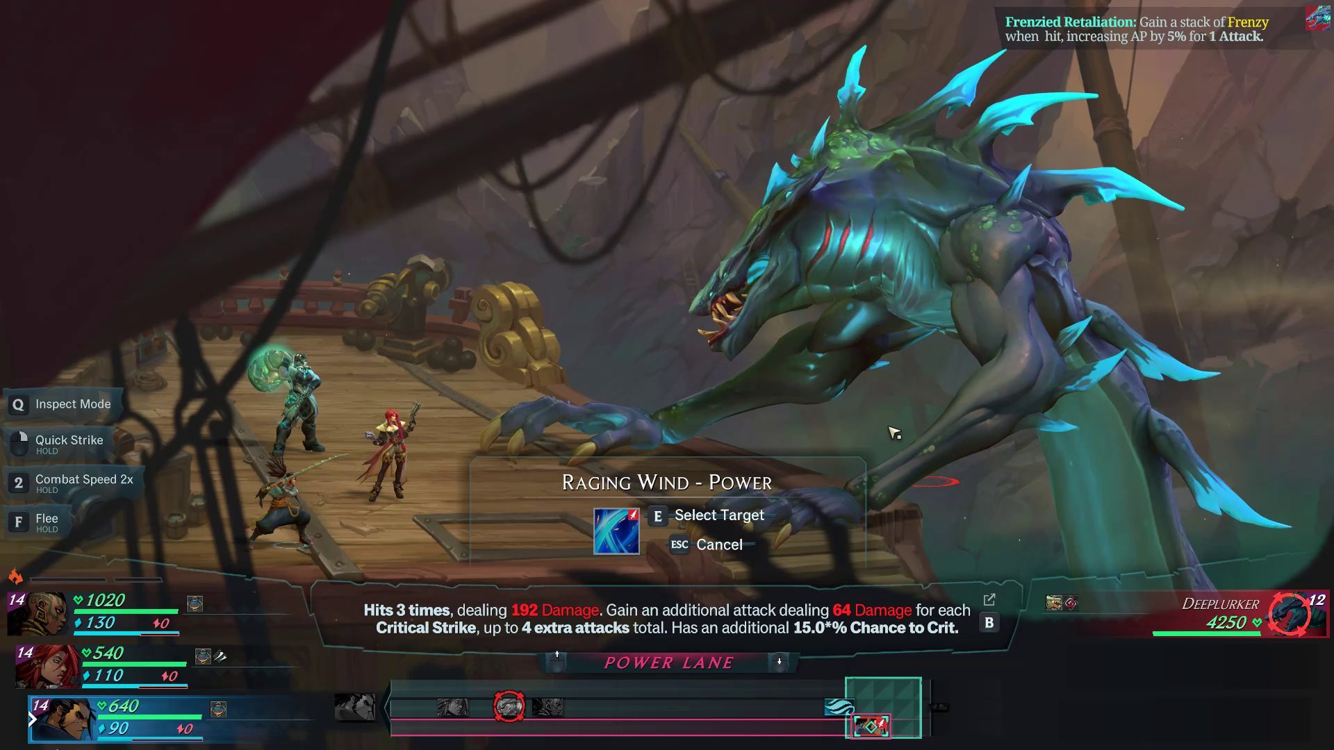 Know When to Switch Lanes in Combat in the Ruined King Getting Started Guide