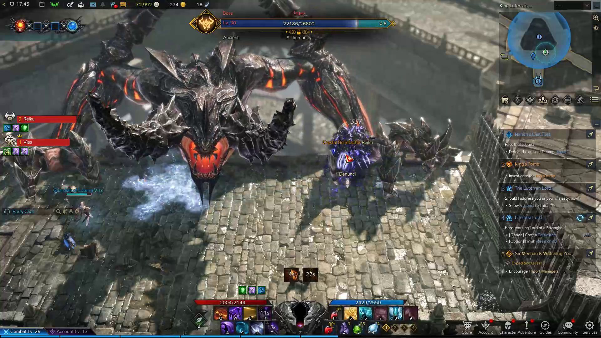 Lost Ark Lastra Forest Dungeon Against Jagan for Lost Ark Closed Beta Gameplay Impressions