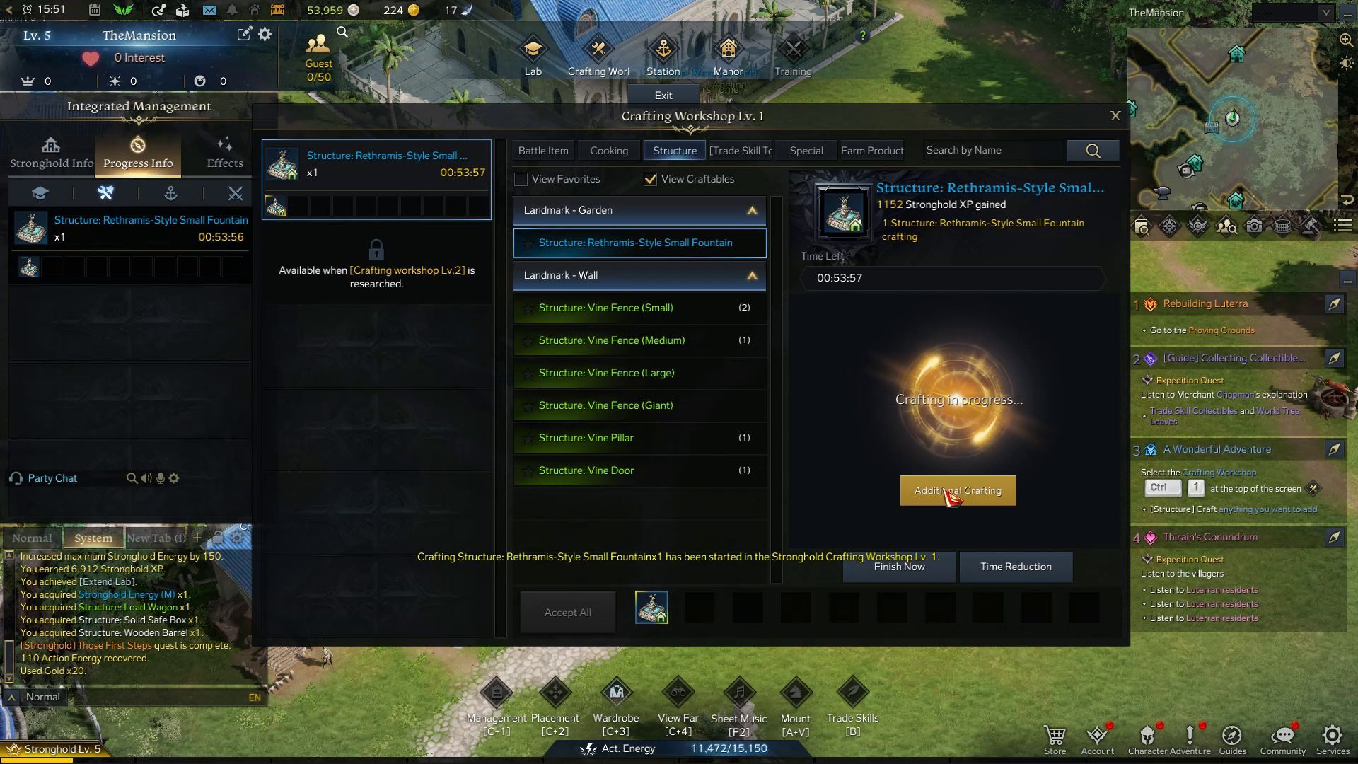 Lost Ark Stronghold Crafting System for Lost Ark Closed Beta Gameplay Impressions