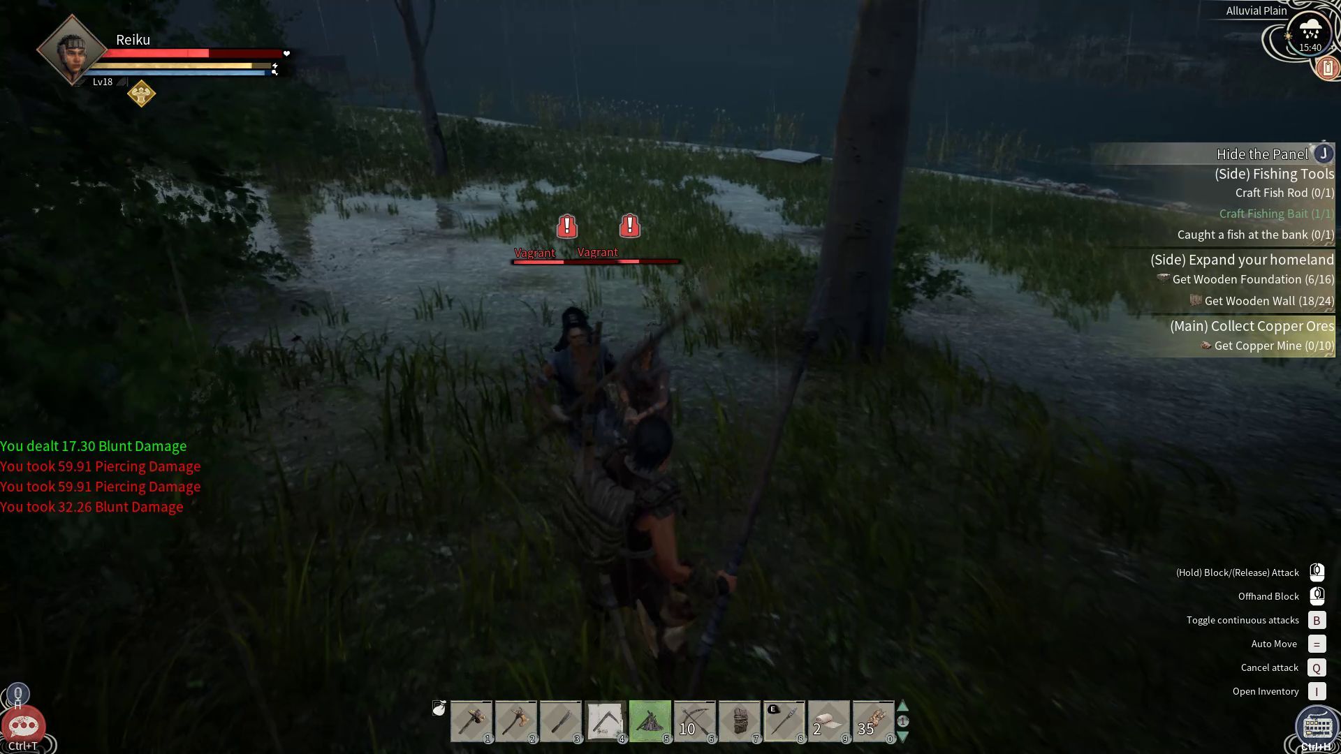 Melee Combat Versus Vagrants in Myth of Empires Early Access Gameplay Overview