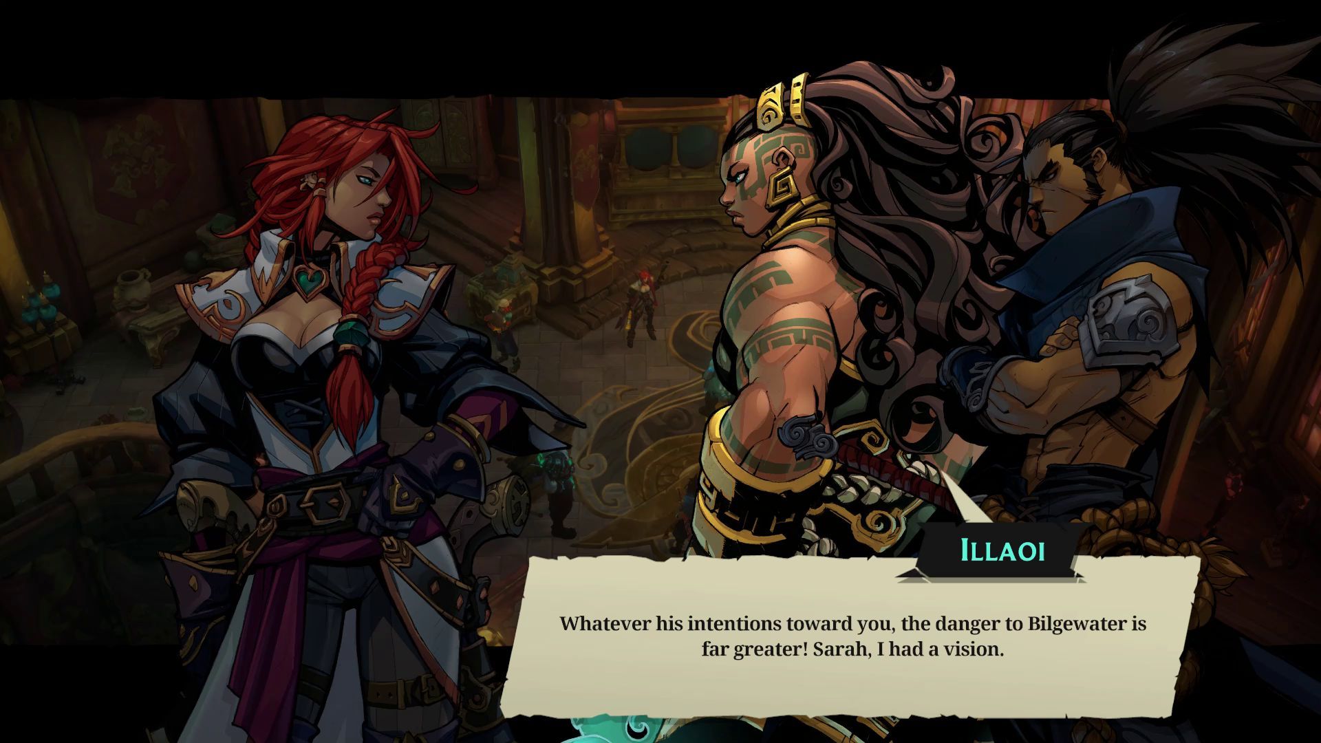 Party Dialogue for the Ruined King A League of Legends Story