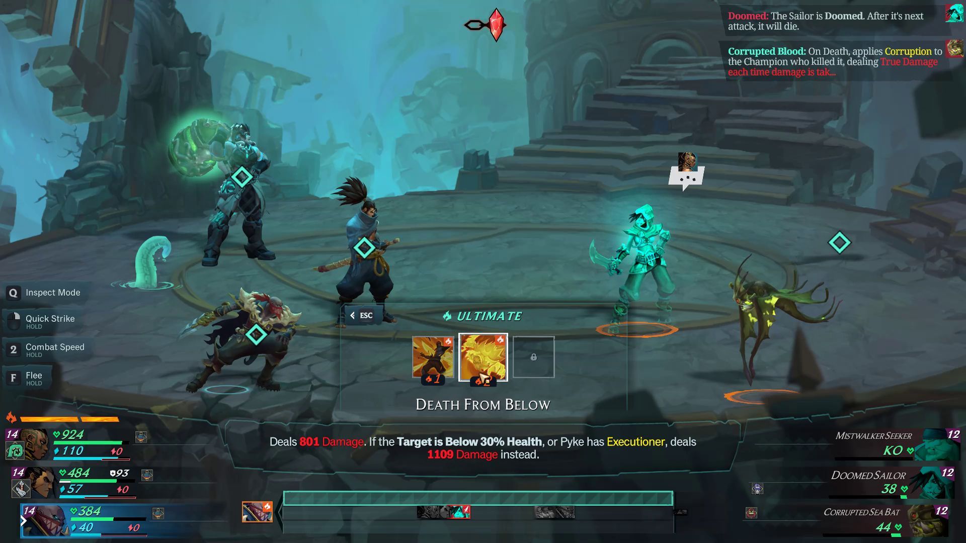 Ultimate Ability in Combat in the Ruined King Getting Started Guide