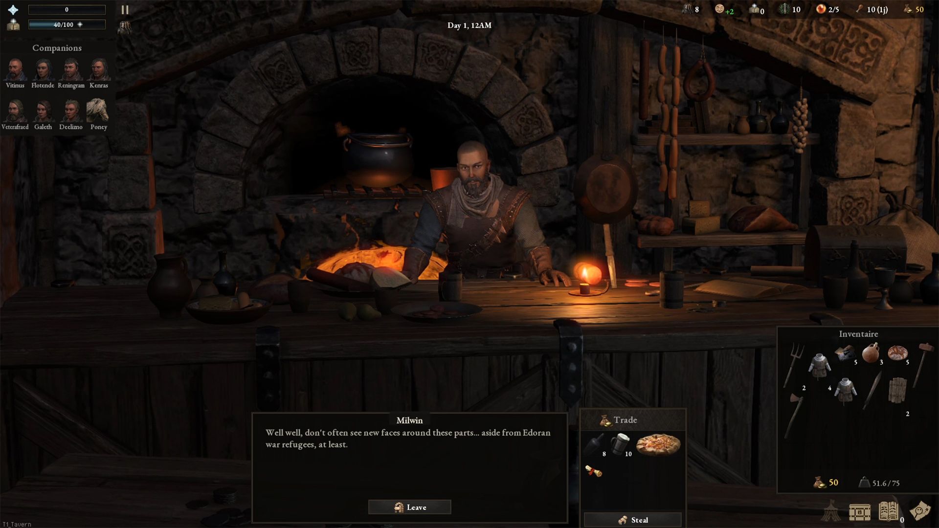 Wartales Tactical RPG Dialogue