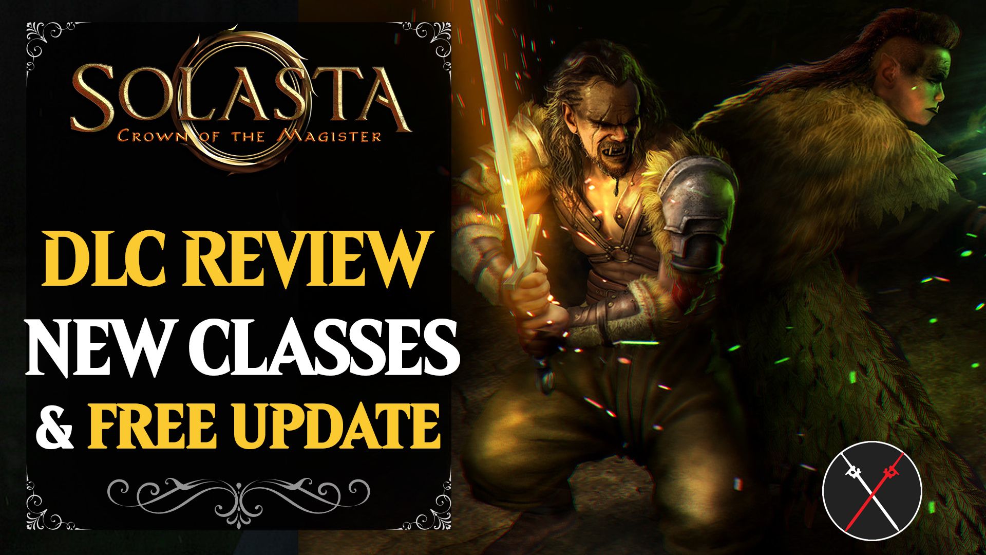 solasta crown of the magister dlc primal calling review new classes backgrounds free update fixes