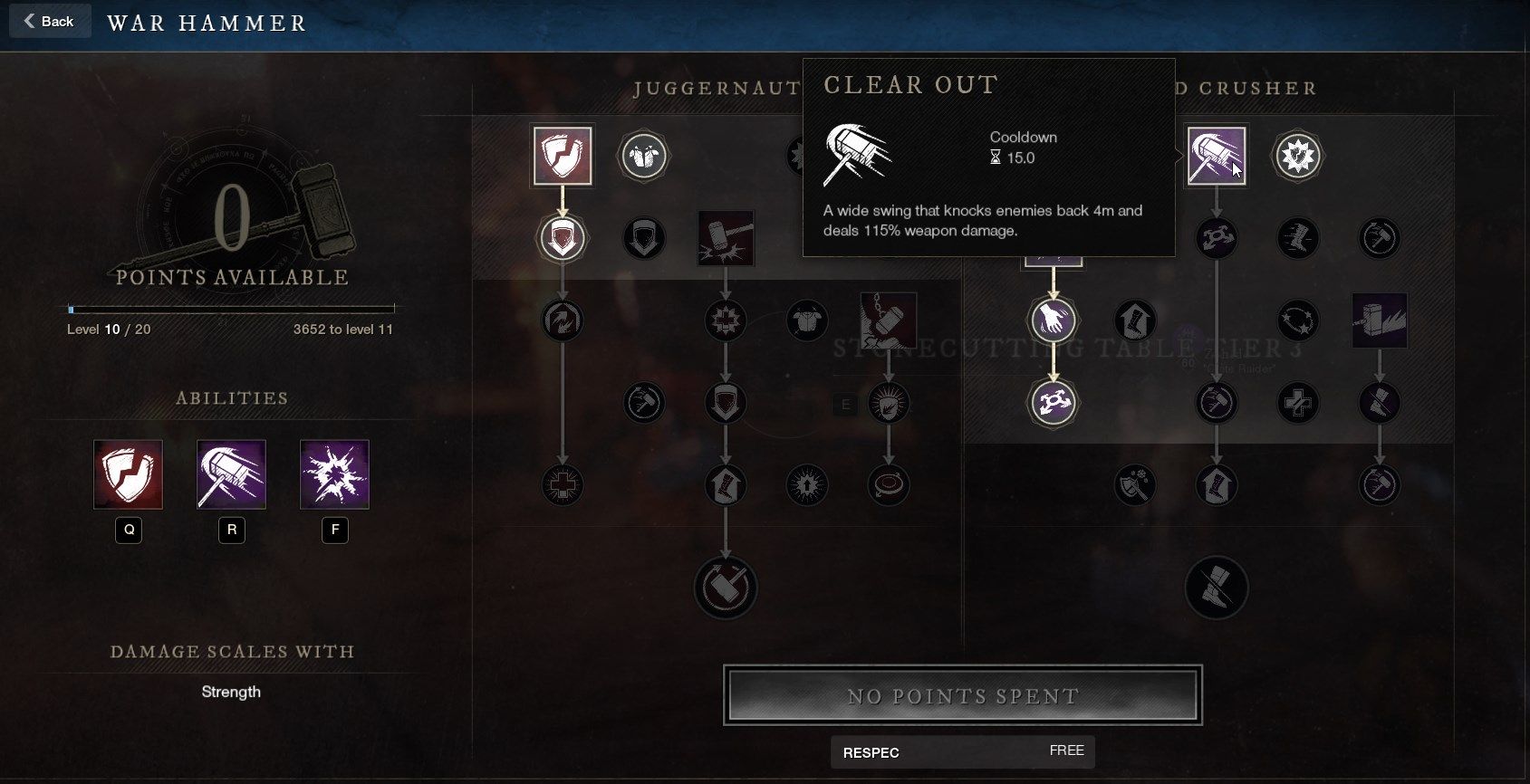 Clear Out Skill for the War Hammer (Top 5 Builds In New World)