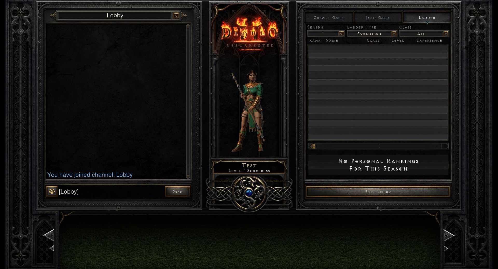 Diablo 2 Ladder
