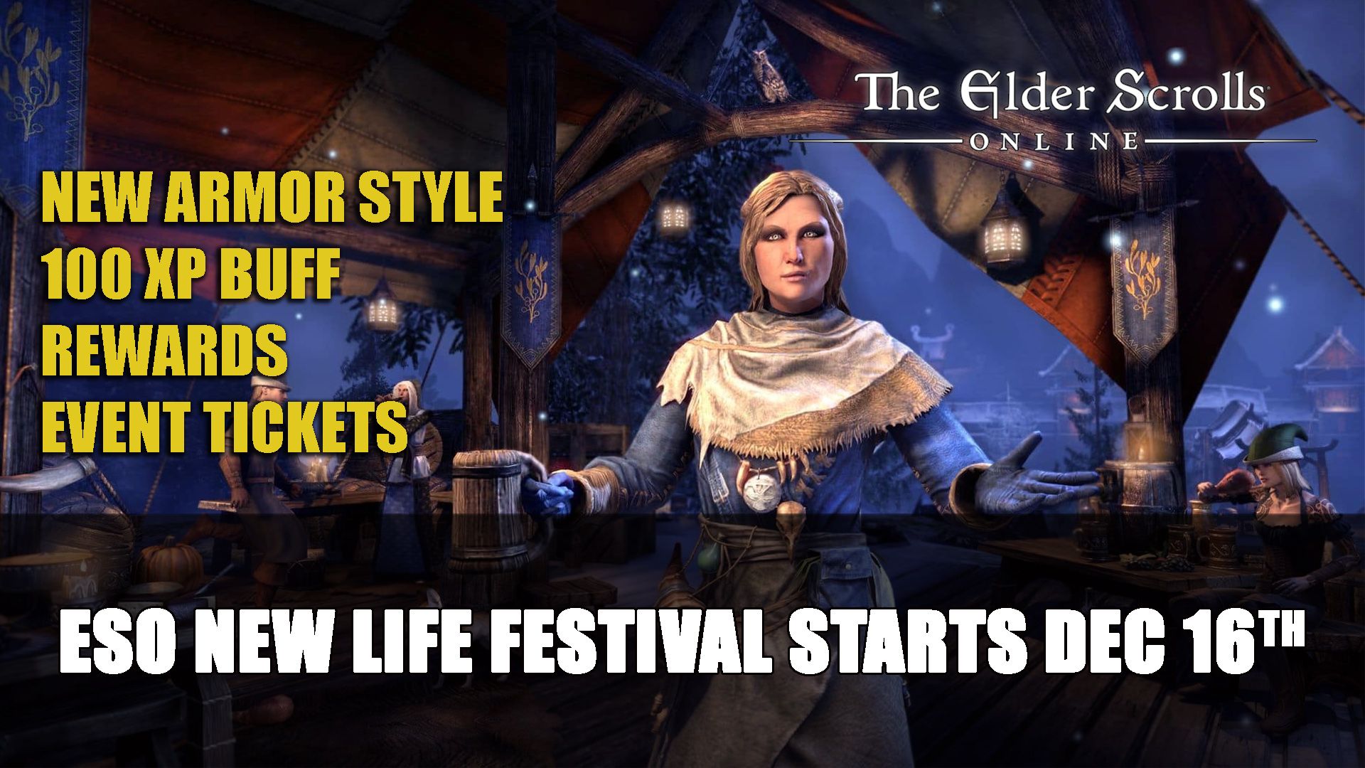 Elder Scrolls Online New Life Festival Starts Dec 16th