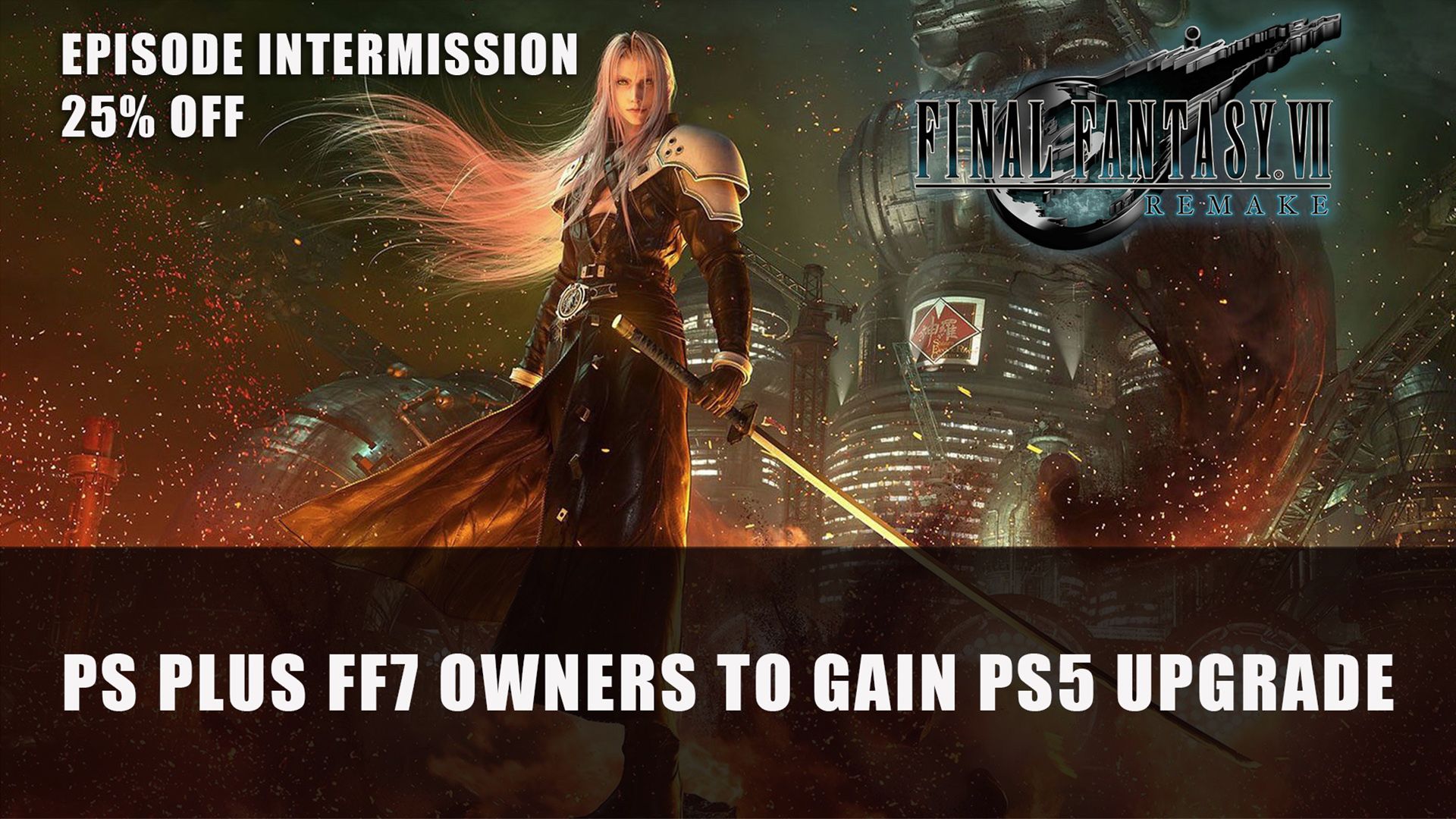Final Fantasy VII Remake Claimed Via PS Plus will gain PS5 Upgrade This Week