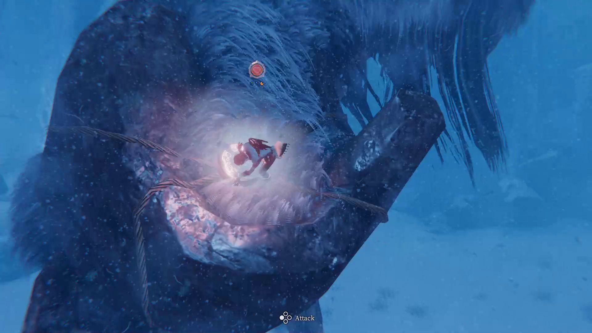 First Boss Encounter Attacking the Weak Spot Praey For The Gods Impressions