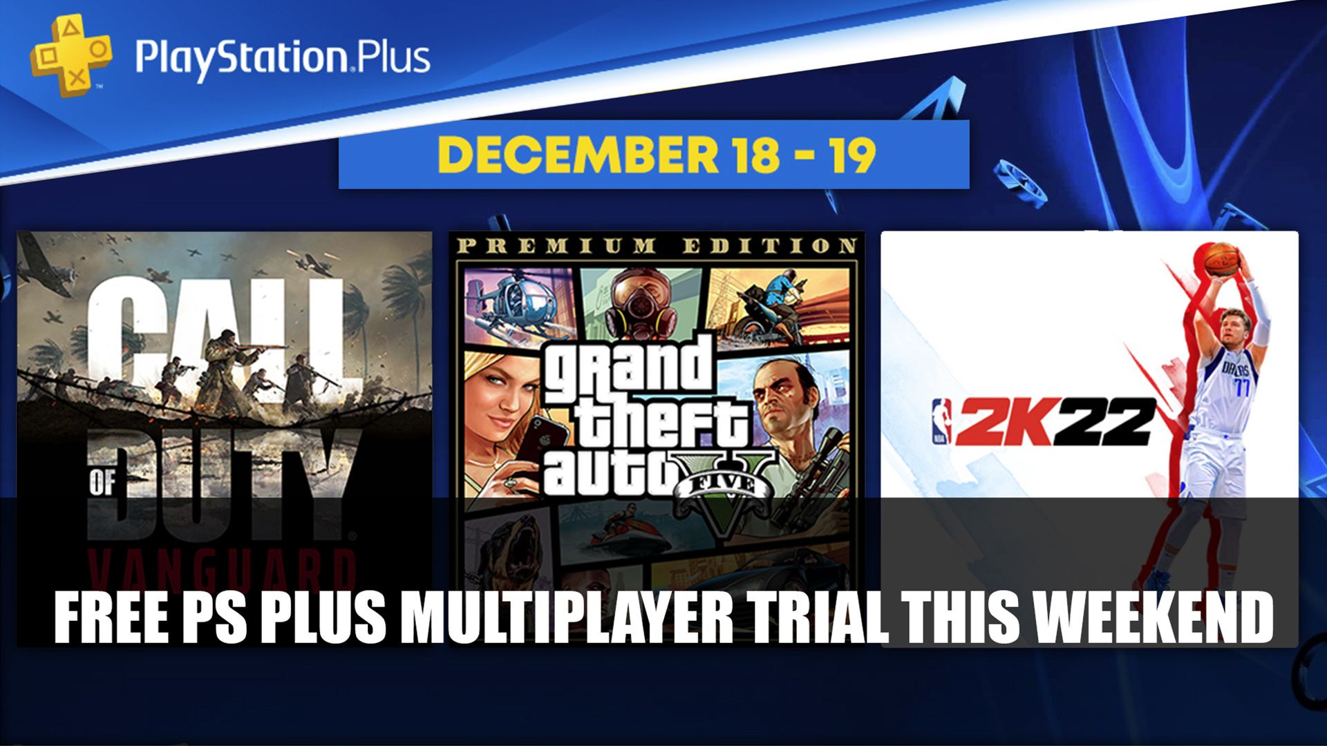 Free PS PLUS Multiplayer Trial This Weekend