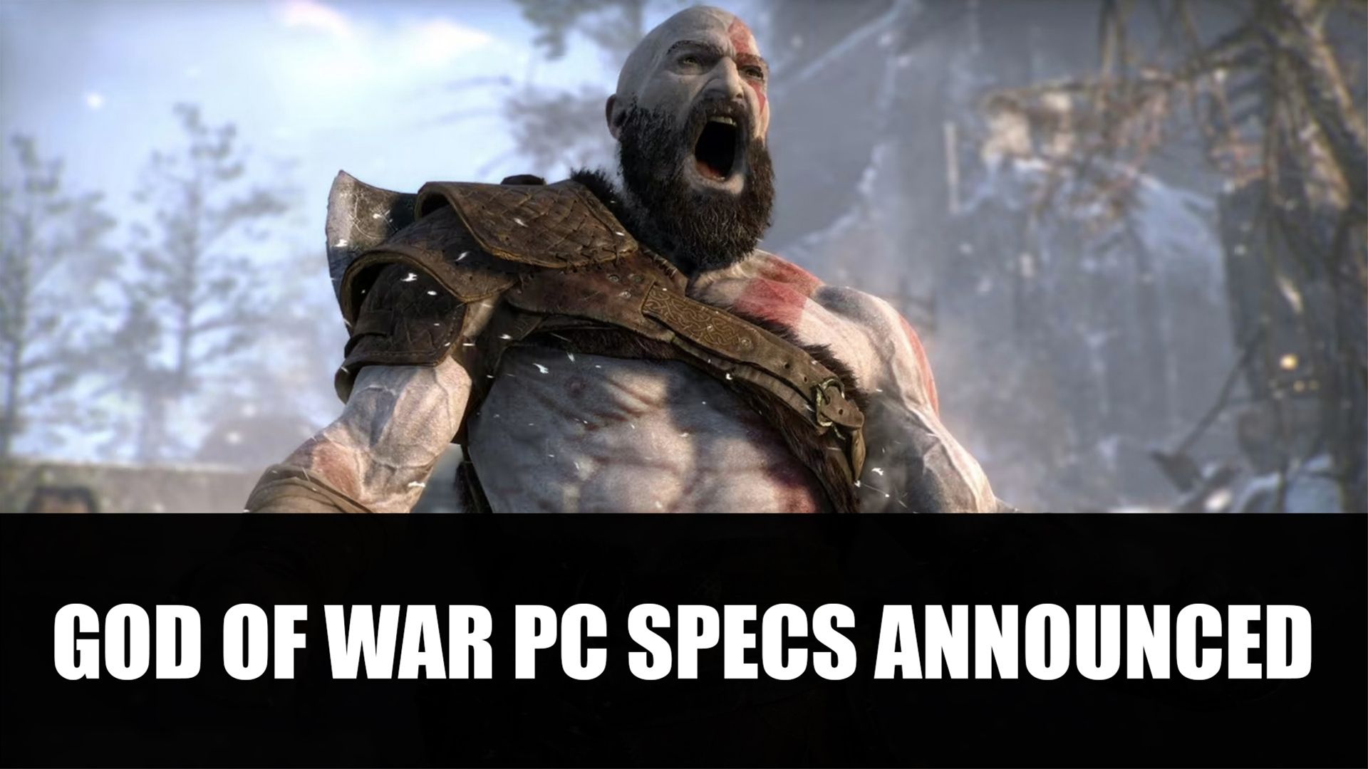God of War PC Specs Announced