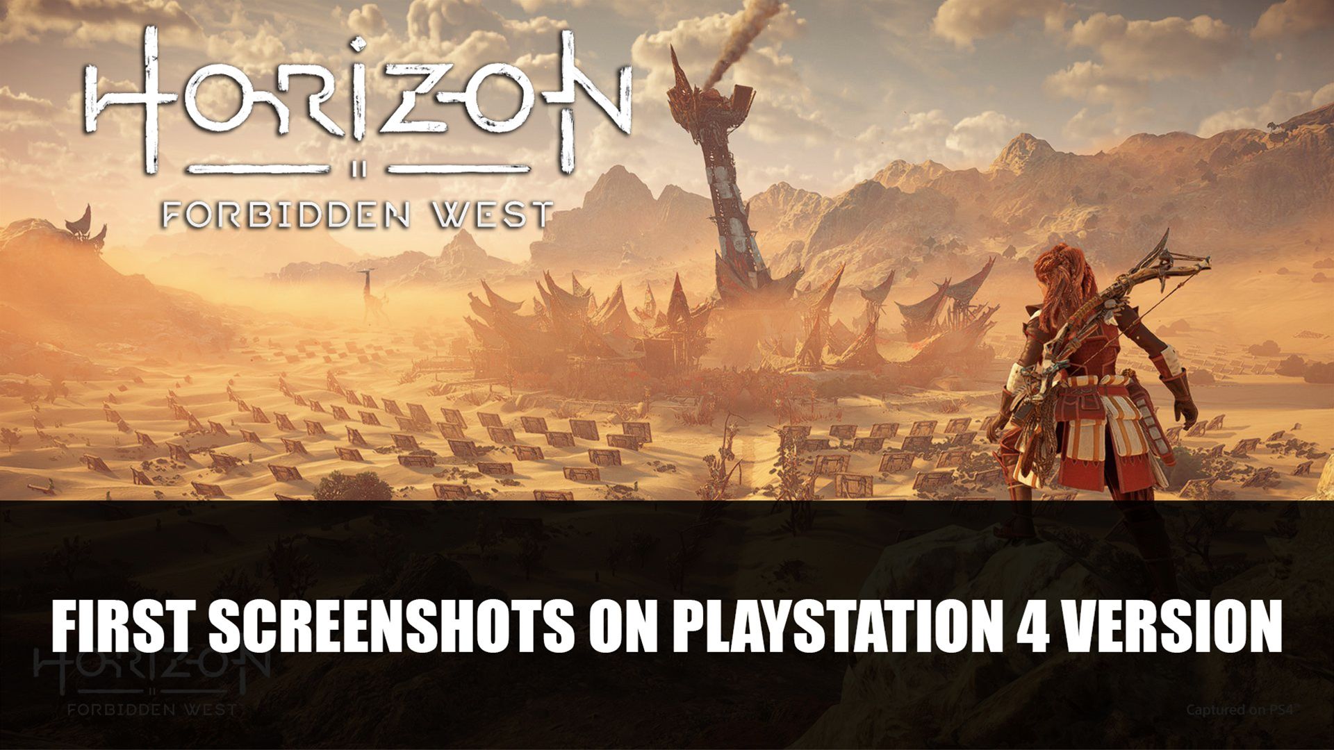 Horizon Forbidden West First Screenshots on Playstation 4 Version