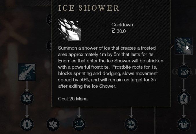 Ice Shower Skill for the Ice Gauntlet (Top 5 Builds In New World)