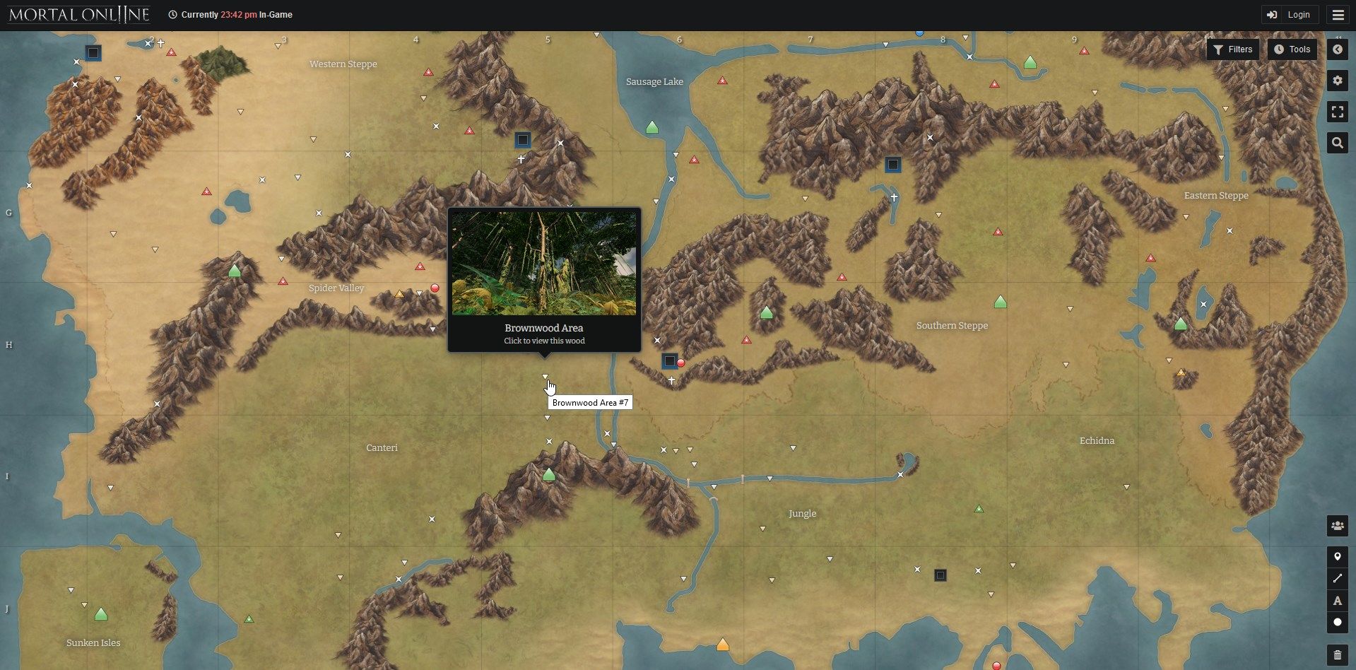 Mortal Online 2 Online Map