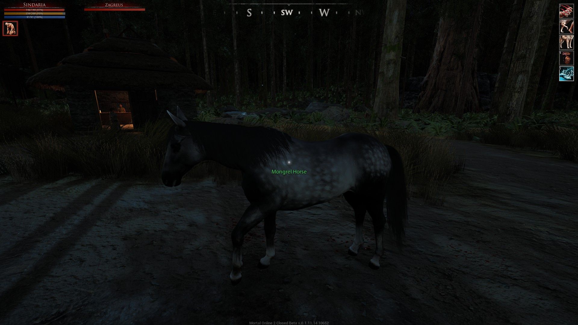 Mortal Online 2 Taming a Horse