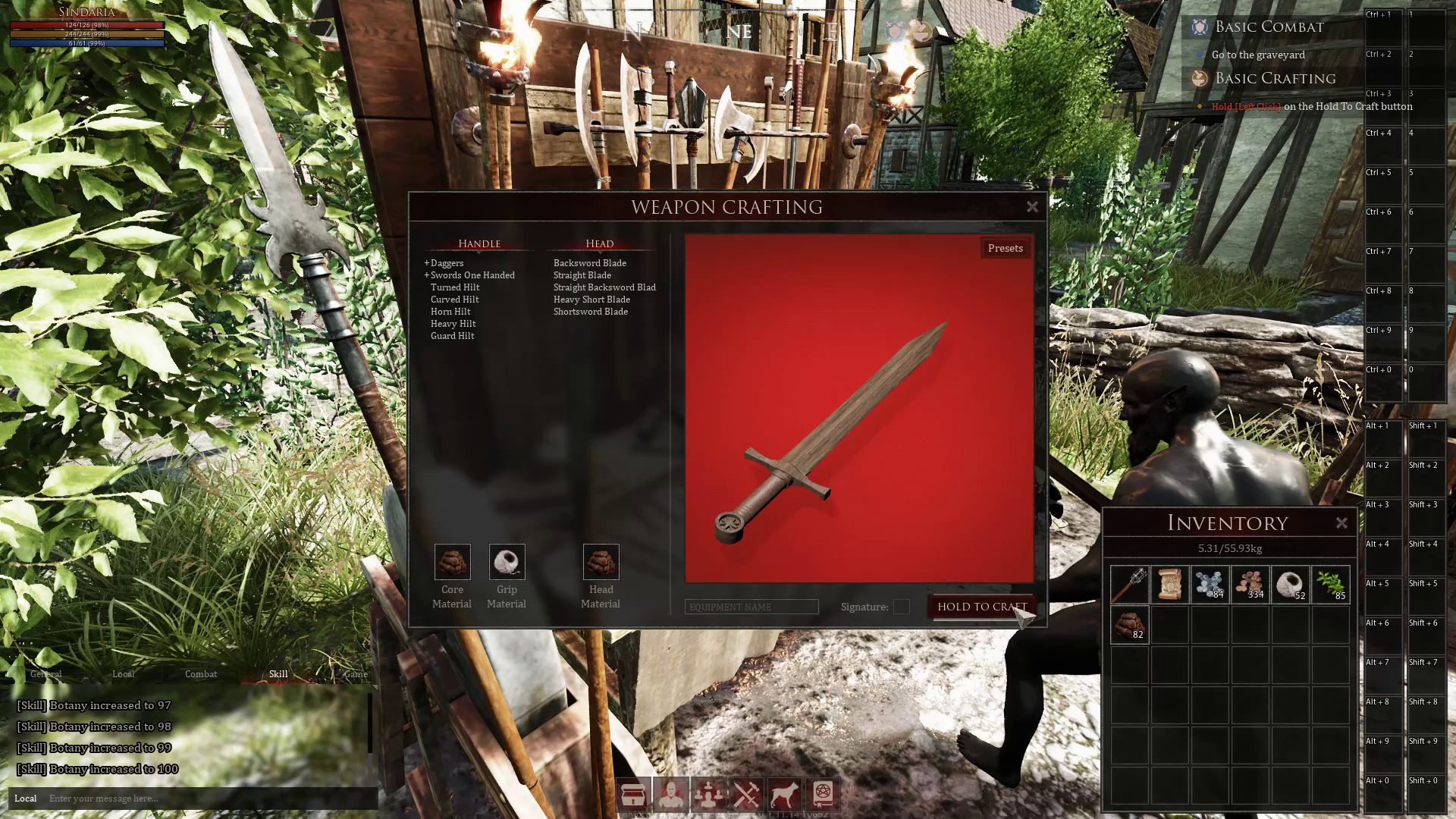 Mortal Online 2 Weapon Crafting