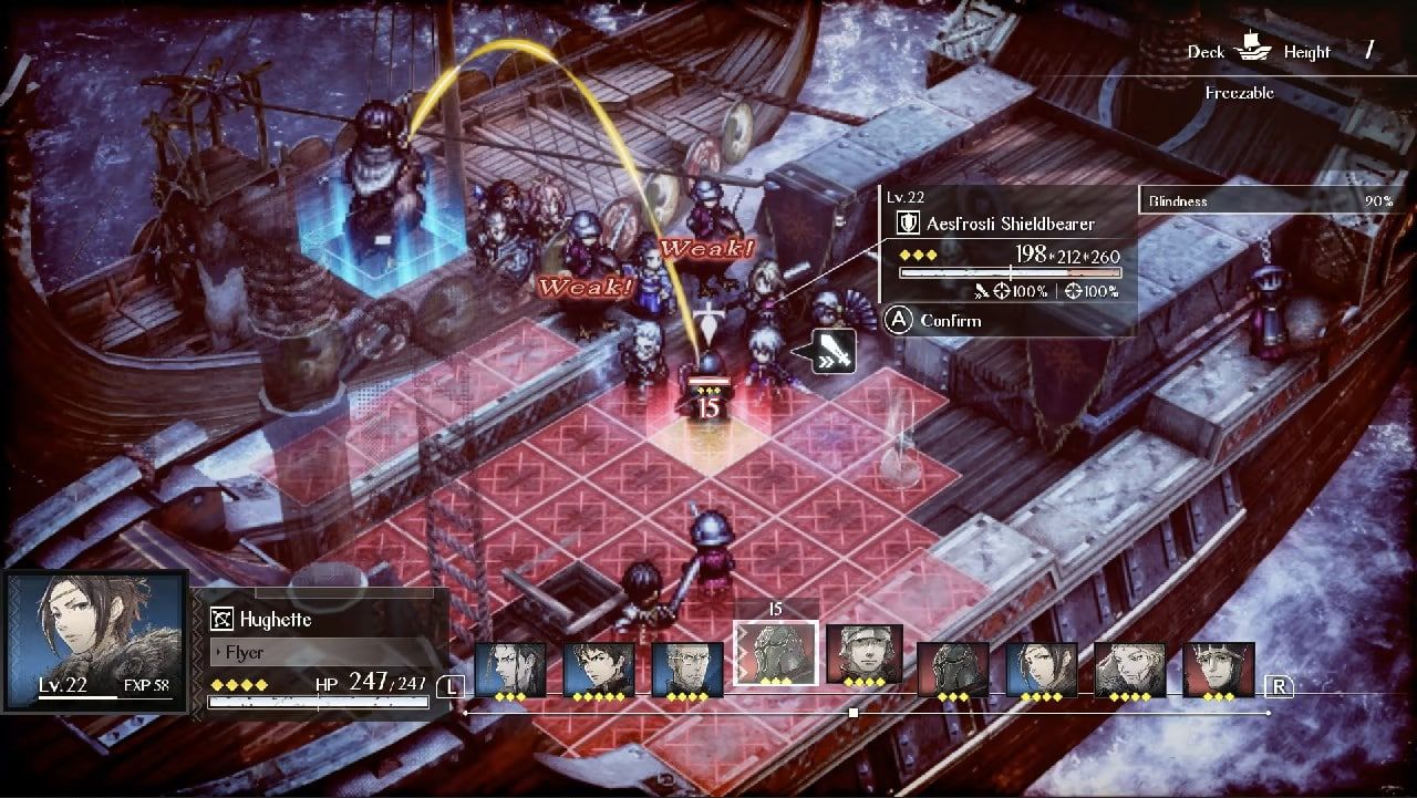 Triangle Strategy Combat