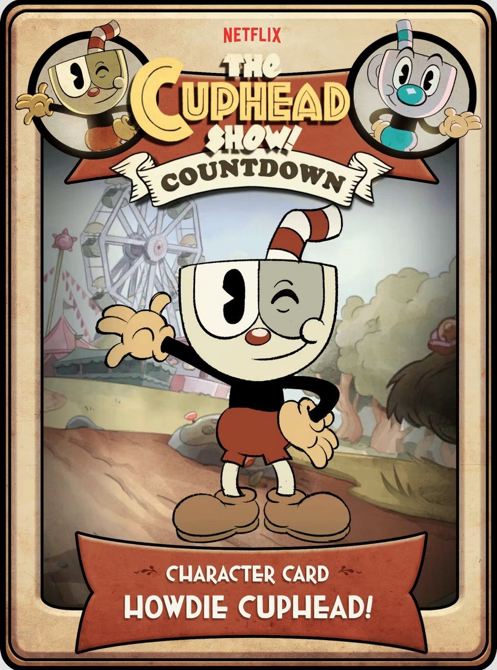 Cuphead Character Card