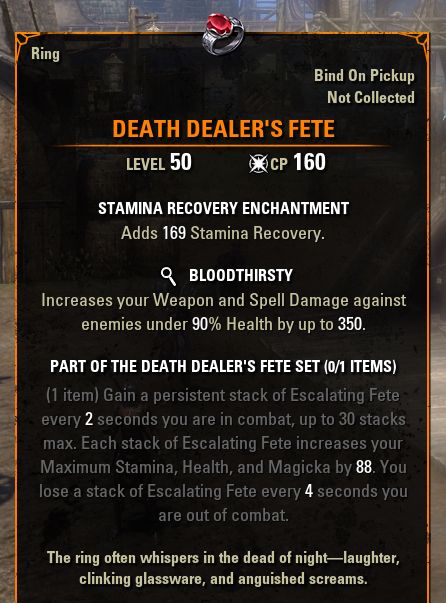 ESO Death Dealer’s Fete Mythic Item