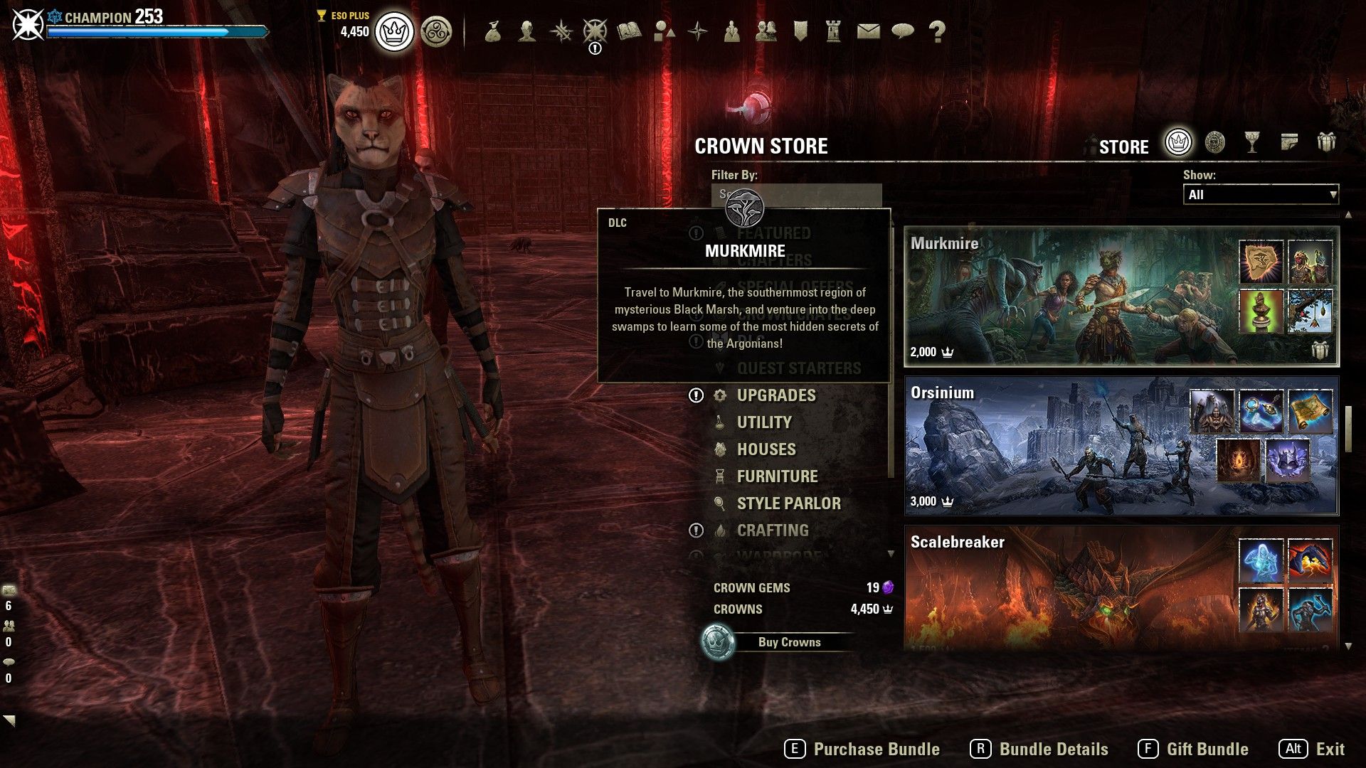 ESO Murkmire DLC from the Crown Store