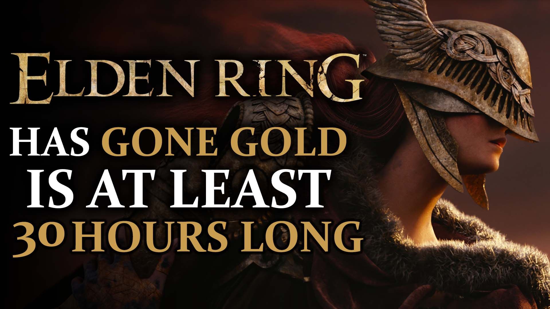 Elden Ring Goes Gold